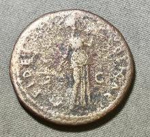 Bronze Roman Imperial Coin, Domitian 870 AD