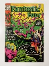 Fantastic Four #110 RARE Green Printing Error Silver Age Marvel 1971