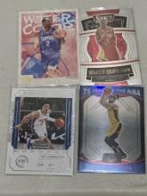 NBA Lot of 4 Cards - Tracy McGrady, Kawhi Leonard, Domantis Sabonis, Cade Cunnigham