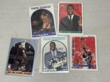 NBA Lot of 6 Hall of Famers - David Robinson, Reggie Miller, Magic Johnson