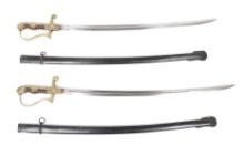 Pair of German WWII-Style Army Officers Swords