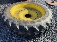 (2) 360/90R46 Goodyear Tires on Rims