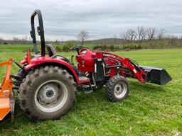 2011 CASE 45 FARMALL 4X4 TRACTOR WITH LOADER. 413 HOURS