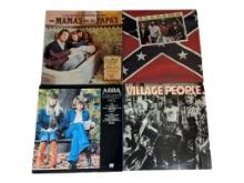 Lot of 4 Records - ABBA, Alabama, The Mama's and the Papa's, etc.