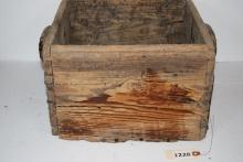 Wooden Box with Shelf