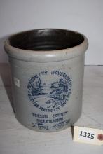 Person County Government Bicentennial Crock