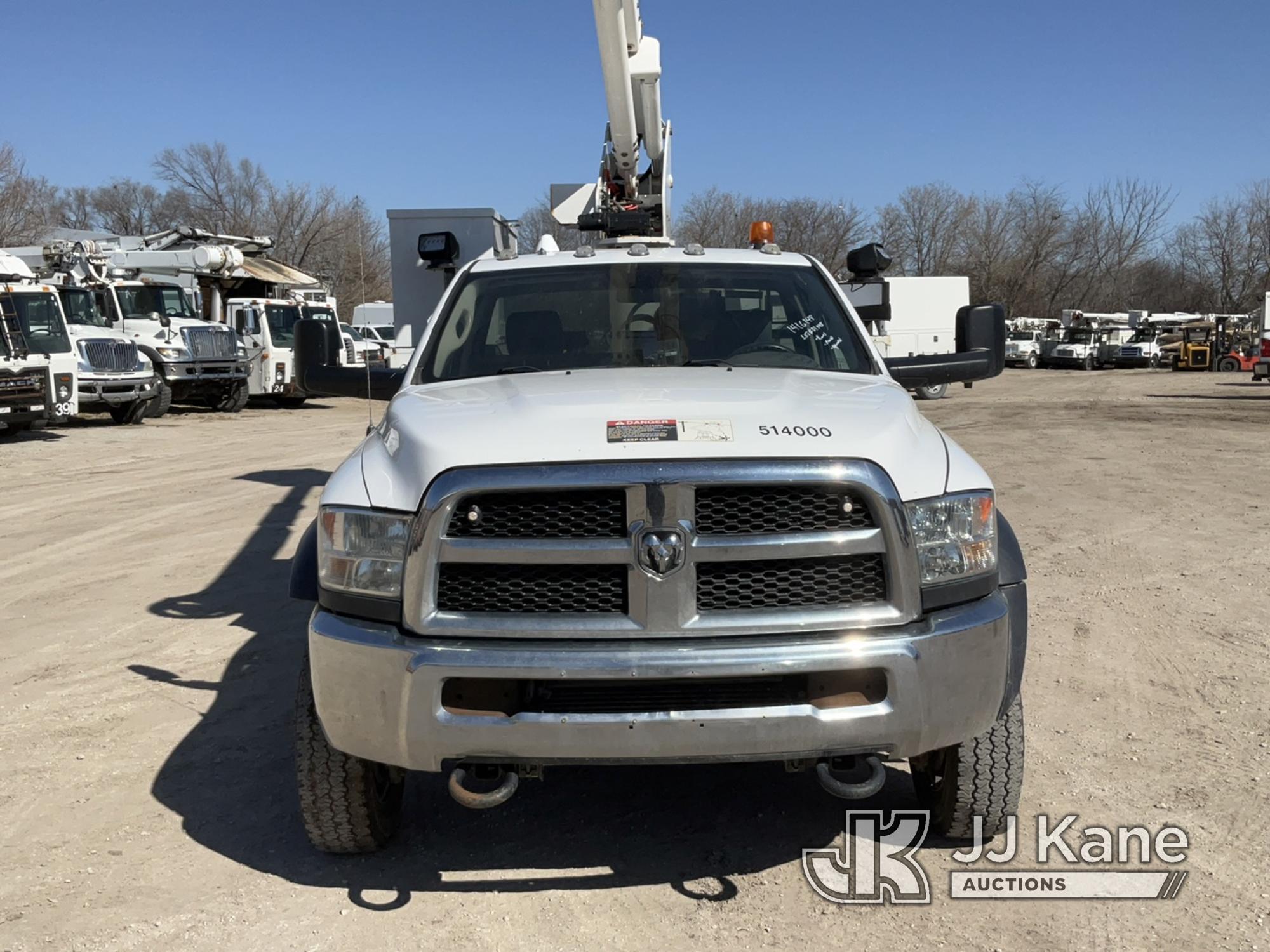 (Des Moines, IA) Altec AT37G, Bucket Truck mounted behind cab on 2016 RAM 5500 4x4 Service Truck Run