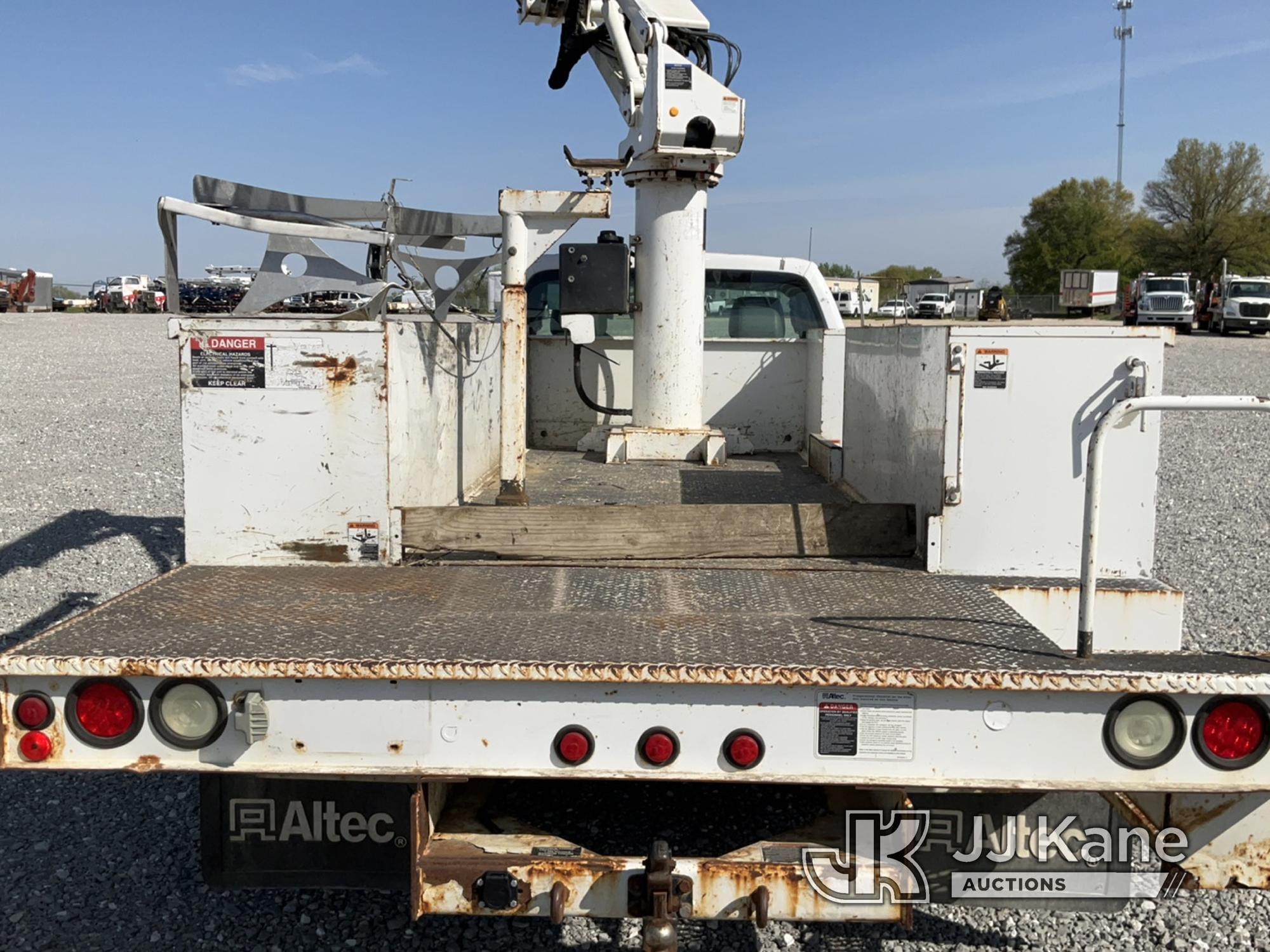 (Hawk Point, MO) Altec AT235-P, Articulating & Telescopic Non-Insulated Cable Placing Bucket Truck m