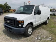 2014 Ford E350 Cargo Van Runs & Moves, Body & Rust Damage) (Inspection and Removal BY APPOINTMENT ON