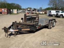 2005 Brim T/A Tagalong Flatbed Trailer Rotted Deck Boards