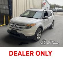 2015 Ford Explorer Limited 4-Door Sport Utility Vehicle Runs & Moves, Open Recall, No Remedy Availab