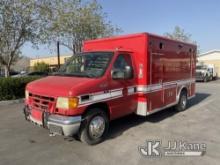 2003 Ford Econoline Cutaway Ambulance Runs & Moves