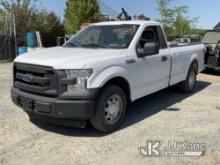 2017 Ford F150 Pickup Truck Runs & Moves) (Airbag Light On, Body/Paint Damage