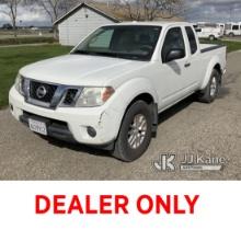 2016 Nissan Frontier 4x4 Extended-Cab Pickup Truck Runs & Moves, Rust Damage, Minor Front Bumper Dam