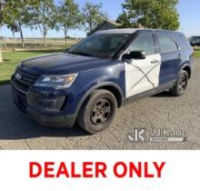 2018 Ford Explorer AWD Police Interceptor 4-Door Sport Utility Vehicle Runs & Moves) (Airbag Light O