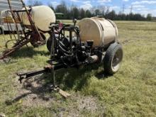 TOWABLE SPRAYER WITH WISCONSIN GAS ENGINE, 110-GALLON POLY TANK