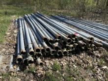 IRRIGATION PIPE, 4'', 16' APPROX. (63 QTY.)