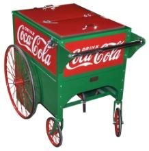 Coca-Cola Vendor Cart Cooler, mfgd by Glascock Bros. expressly for The Coca