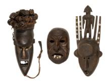 African Carved Wood Masks