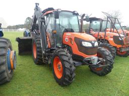 Kubota M9960HDC Tractor, s/n 60916: C/A, Wheel Weights, Draw Bar, 540 PTO,