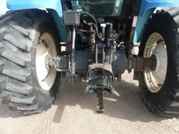 New Holland TS110 Tractor, s/n 144976B: 2wd, Cab, Drawbar, PTO, 2 Hyd Remot