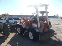 Kubota R510 Rubber-tired Loader, s/n 20607 (Salvage): Canopy, Quick Attach