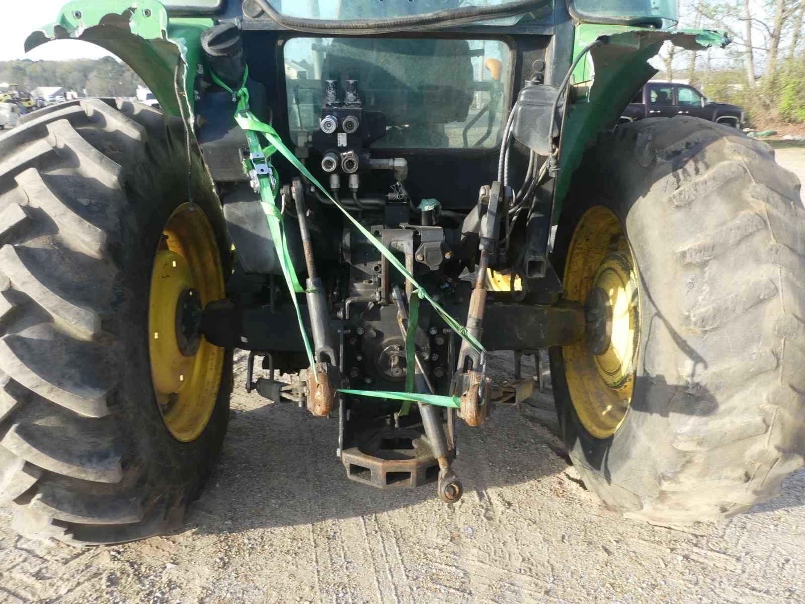 John Deere 5225 Tractor, s/n LV5225T422205 (Salvage): 2wd, Encl. Cab, Sync