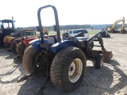 New Holland TN65 Tractor, s/n 001303784 (Salvage): 2wd, Loader w/ Bkt.