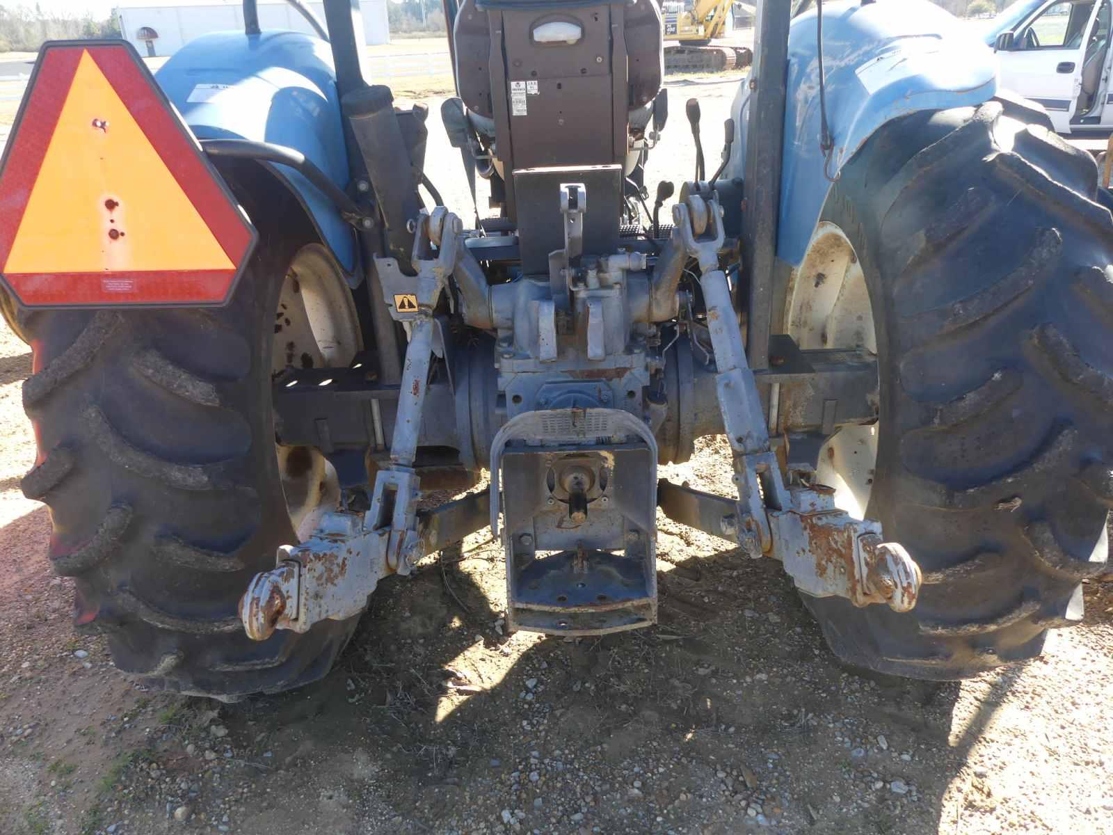 New Holland TN65 Tractor, s/n 1191090 (Salvage): Sweeps, Cranks but Will no
