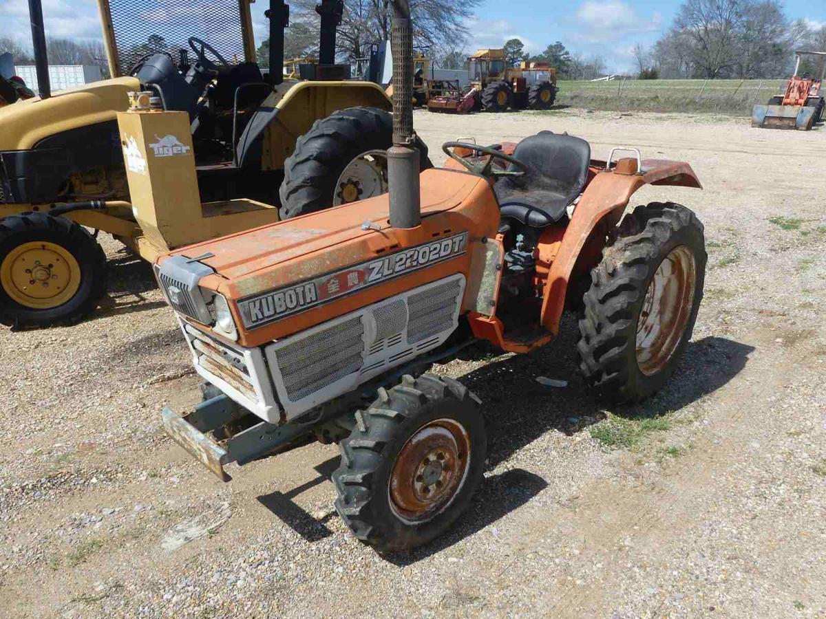 Kubota ZL2202DT MFWD Tractor, s/n 1198 (Salvage): Meter Shows 1602 hrs