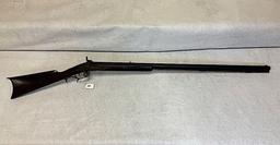 HALF STOCK PERCUSSION RIFLE, OCTAGON BARREL, CAL APPROXIMATELY 36
