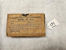 PARTIAL BOX GALLERY PRACTICE CARTRIDGES MODEL 1919 FOR 1903 AND 1917 RIFLE