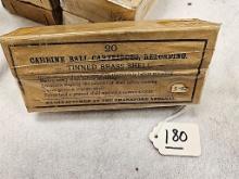 (20) CARBINE BALL CARTRIDGES 45 CAL FRANKFORD ARSENAL