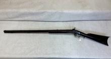 HALF STOCK PERCUSSION RIFLE, OCTAGON BARREL, CAL APPROXIMATELY 36