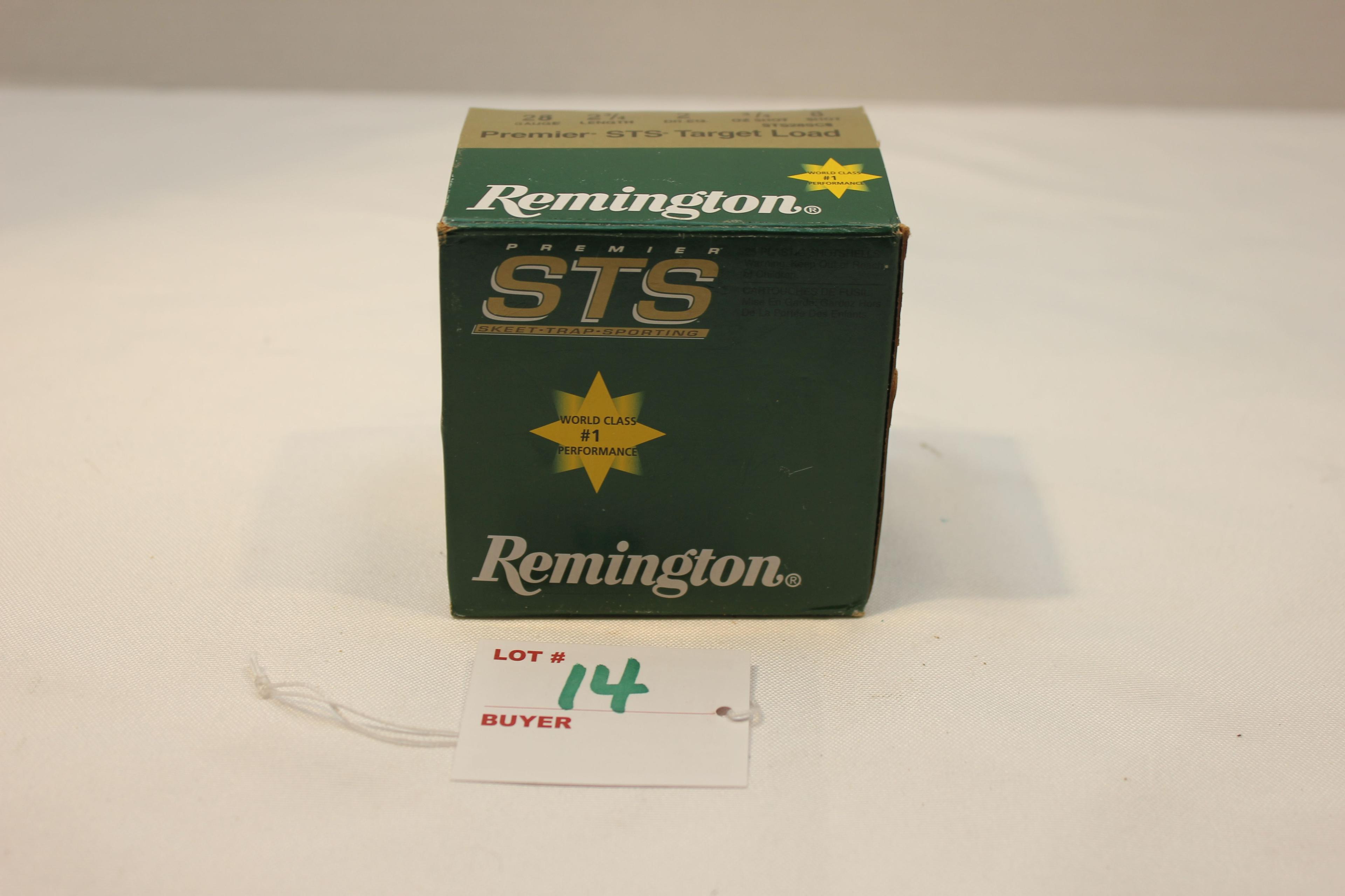 Remington Premier 28 Ga. 8-Shot Shotgun Shells; 25 Rds.
