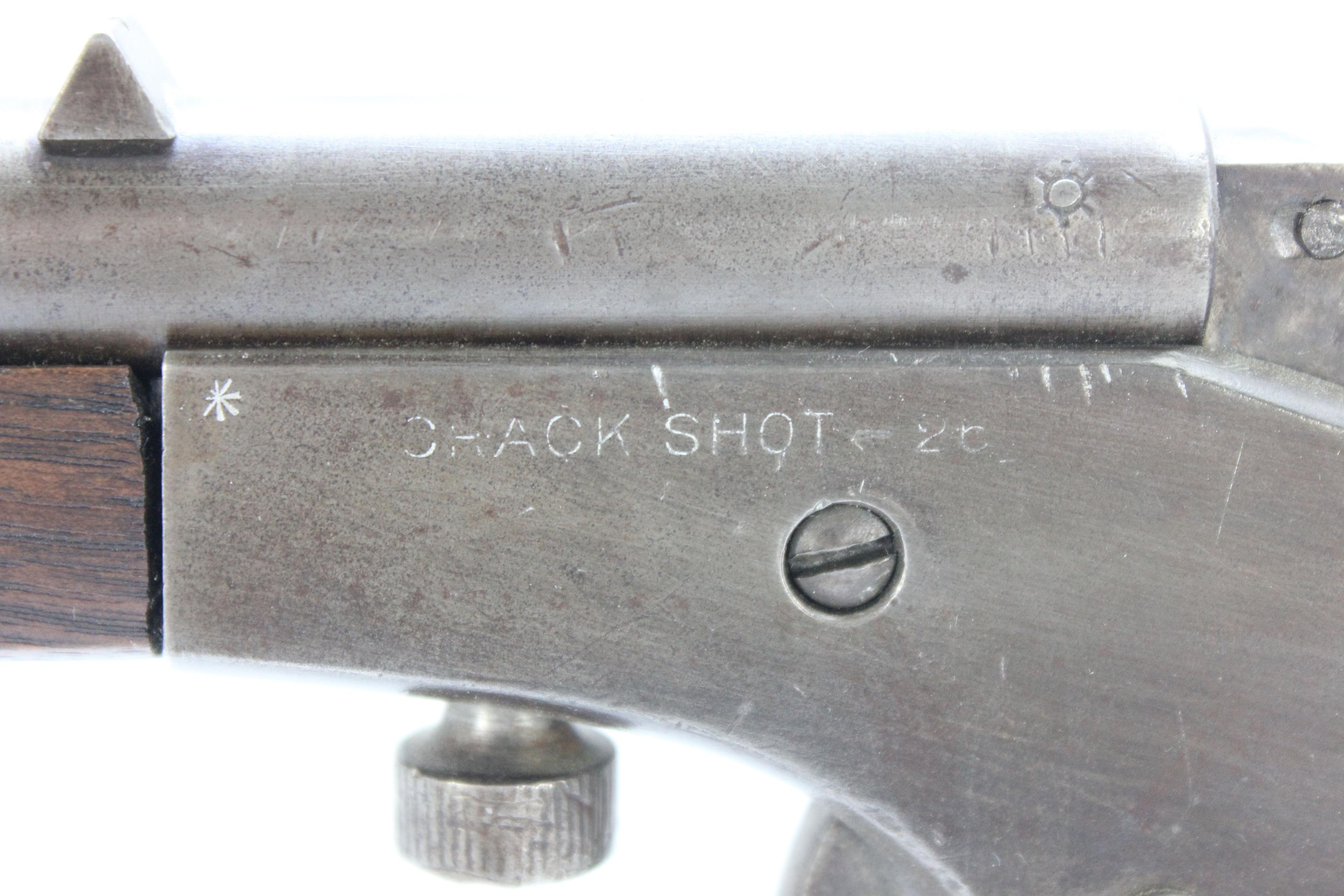 Stevens Crack Shot Model 26 .22 LR Single Shot Falling Block Rifle; SN N/A; Stock in Need of Repair