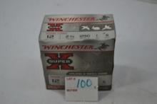 Winchester Super X Game Load 12 Gauge Ammo 2-3/4" 6 Shot, 25 Shells
