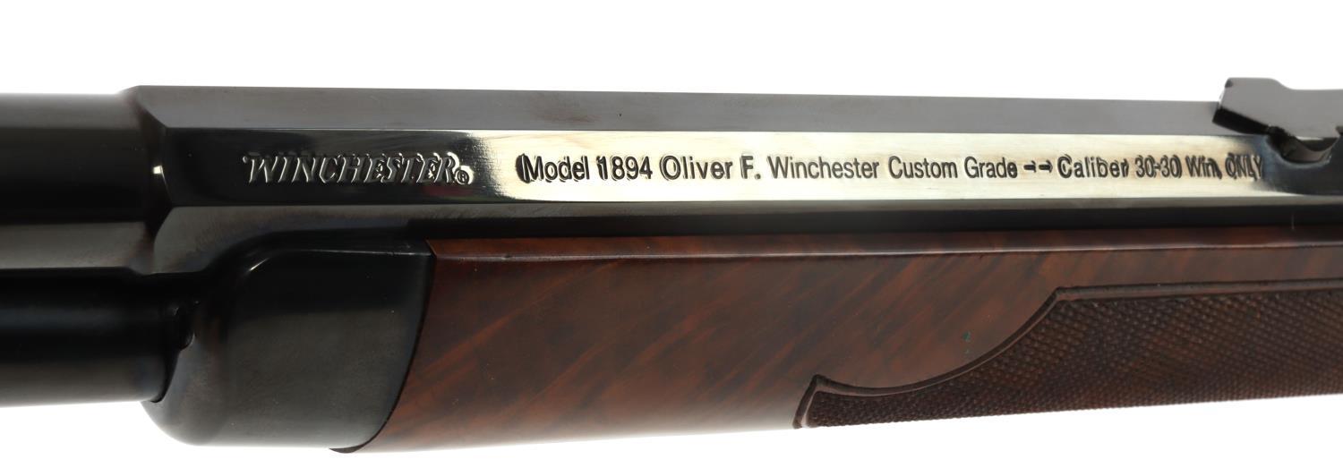 OLIVER F. WINCHESTER CUSTOM M1894 .30-30 RIFLE NIB