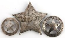 OBSOLETE SHERIFF & MARSHALL REPRO BADGE GROUPING