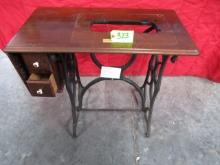 EARLY SEWING MACHINE  TABLE 31 X 17 X 28