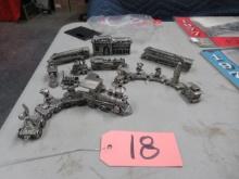 PEWTER TRAIN SETS, DISNEY , COCA COLA AND MORE