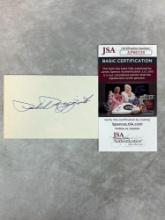 Phil Rizutto Signed 3 x 5 Index Card - JSA