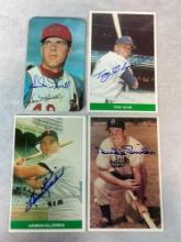 (4) Signed Topps and TCMA Cards - McDowell, Killebrew, Snider, and Oliva