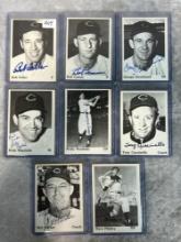 (8) Signed 1975 Indians Diamond Great Cards