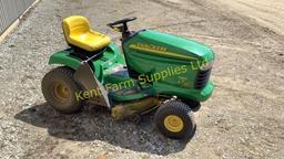 2002 JOHN DEERE 150 RIDING MOWER