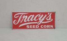 SST Embossed, Tracy's Seed Corn Sign