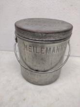 10 QTS Heilenanns Dairy Ice Cream Container