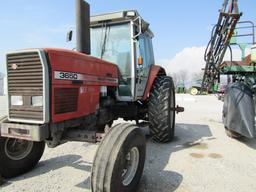 1827 3650 MASSEY FERGUSON C/A 2WD 18.4R38 5873HRS SALVAGE DOES NOT MOVE 5873 S/N:B510-2P090014