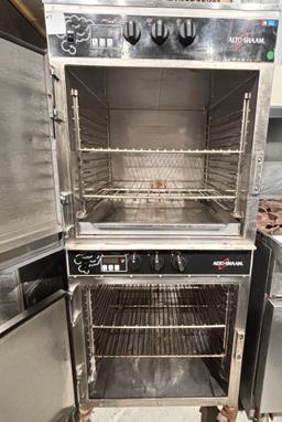 Alto-Shaam Double Stacked Cook & Hold Smoker Oven on Casters
