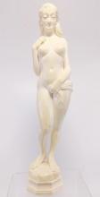 Mid-Century Female Nude Carving